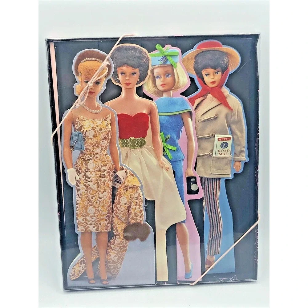 Vintage Hallmark Mattel Set of 4 Blank Barbie Greeting Cards Made In USA